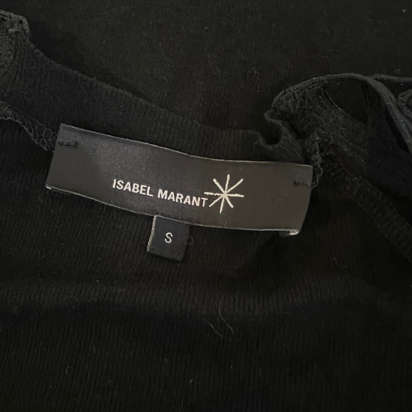 Isabel Marant black scoop neck top - Picture 6 of 6